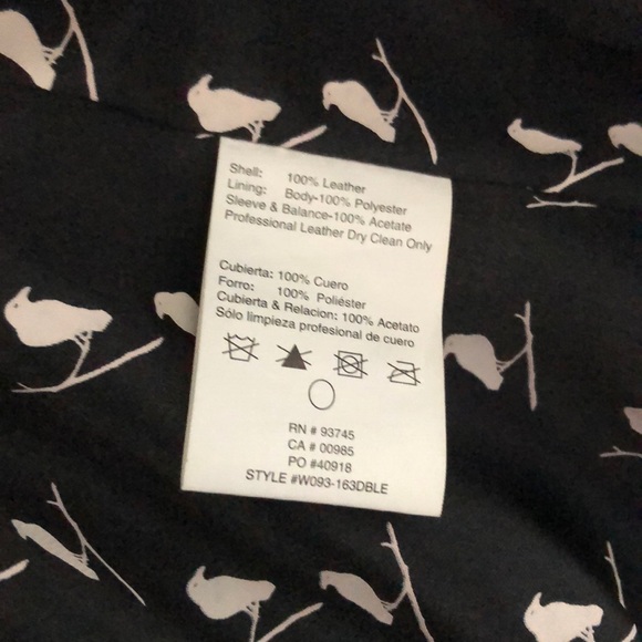 Modern Amusement Gray Leather Jacket - Picture 8 of 8